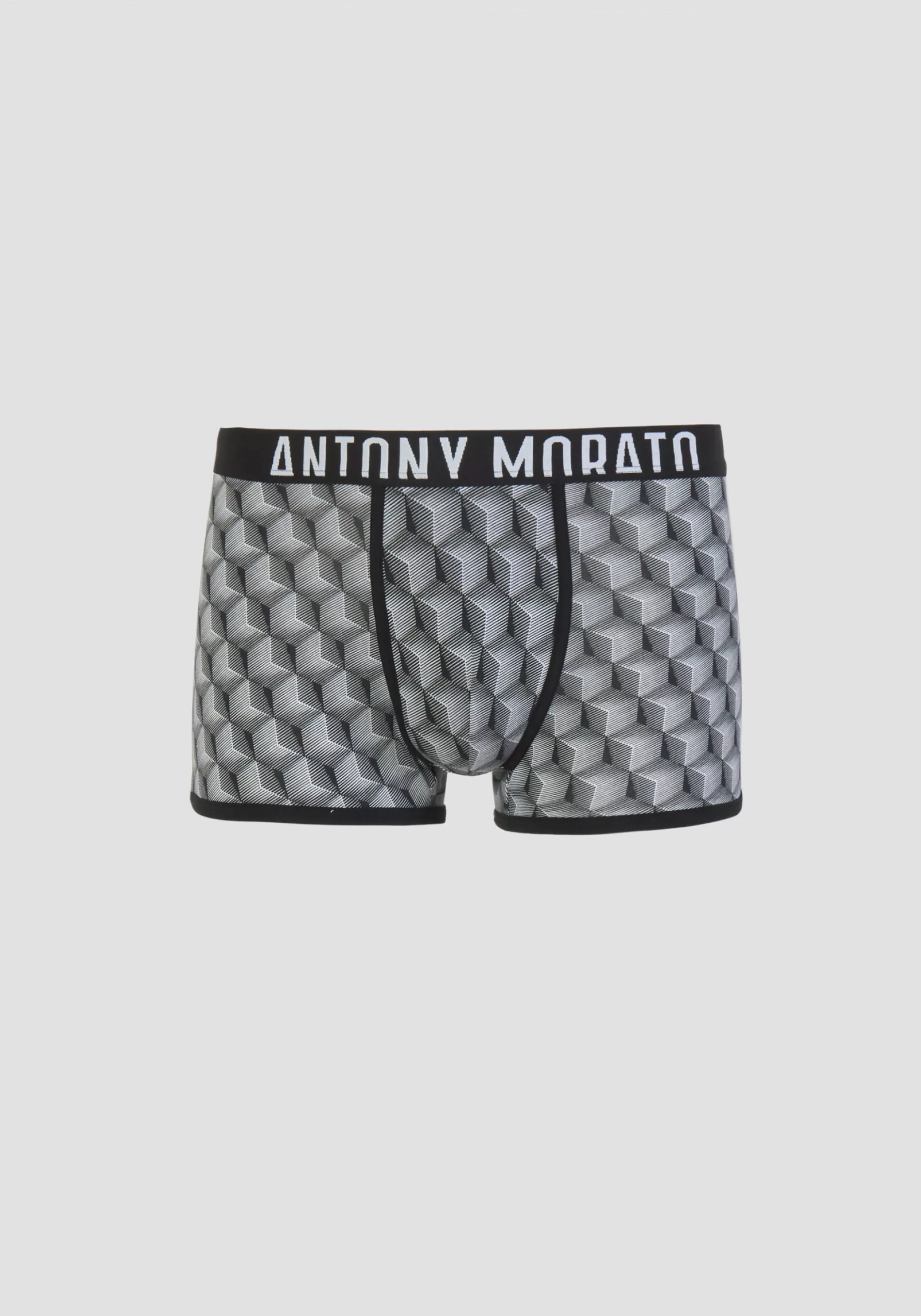 Best Sale COTTON BOXERS WITH GEOMETRIC PRINT Underwear