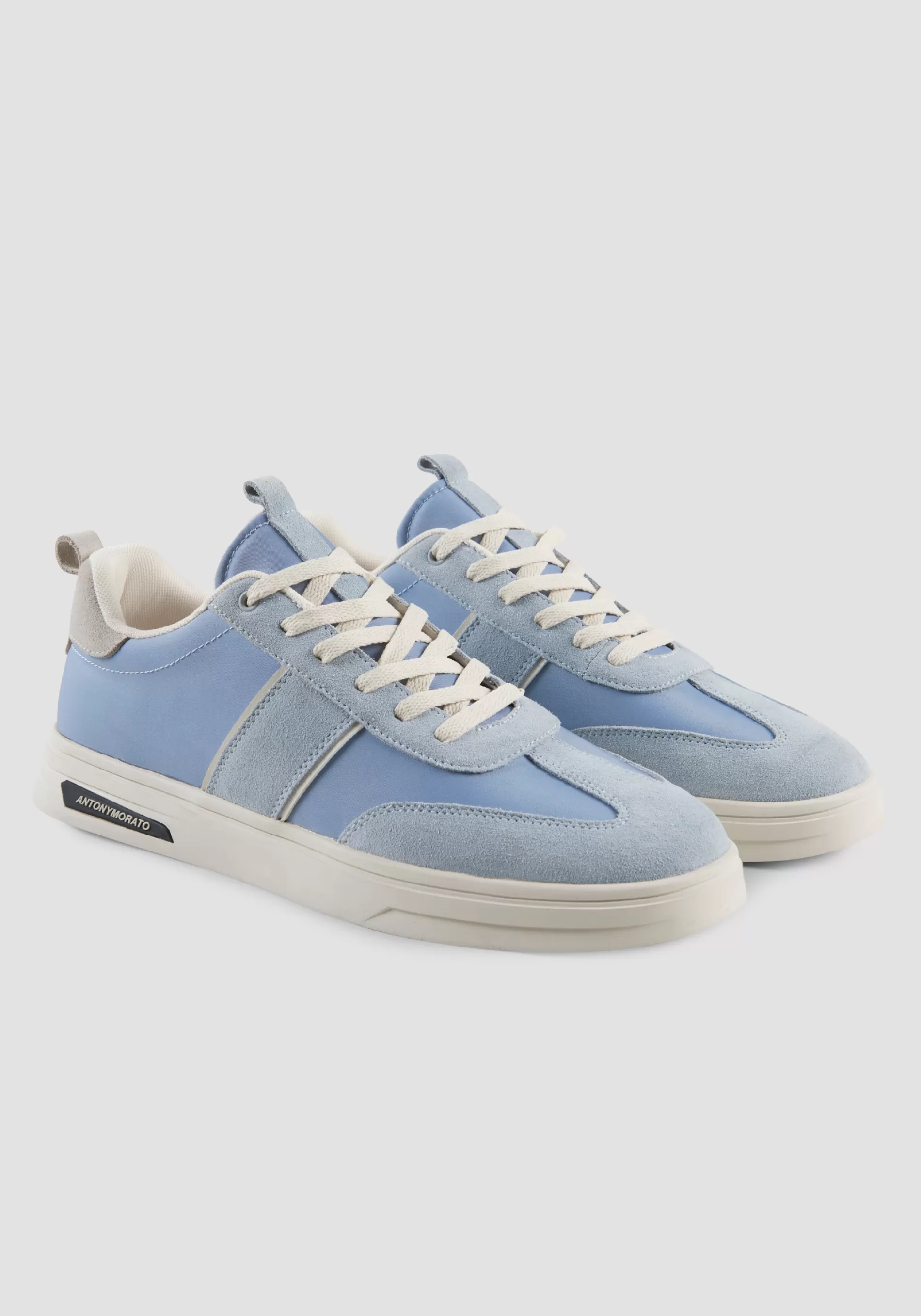 Shop DERMOT SUEDE SNEAKER IN NYLON AND SUEDE Sneakers