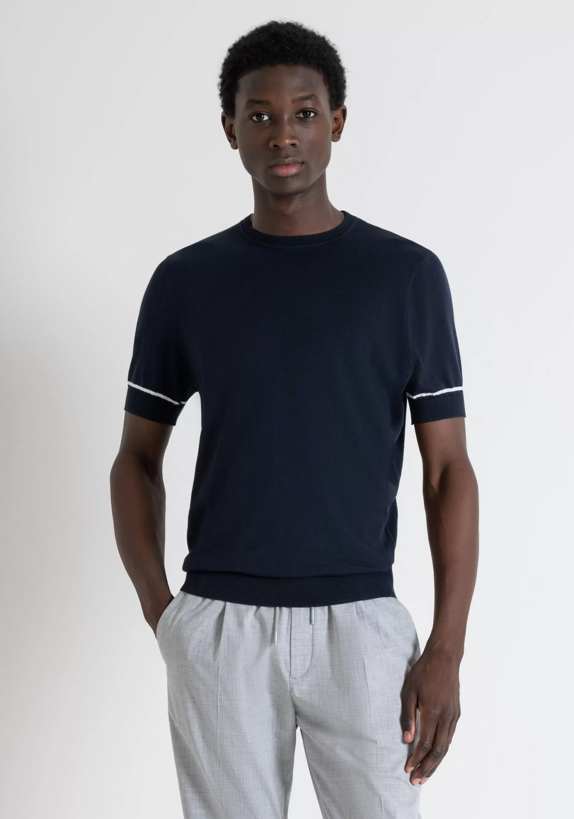 Online KNITTED SWEATER T-shirts and Polo | Knitwear