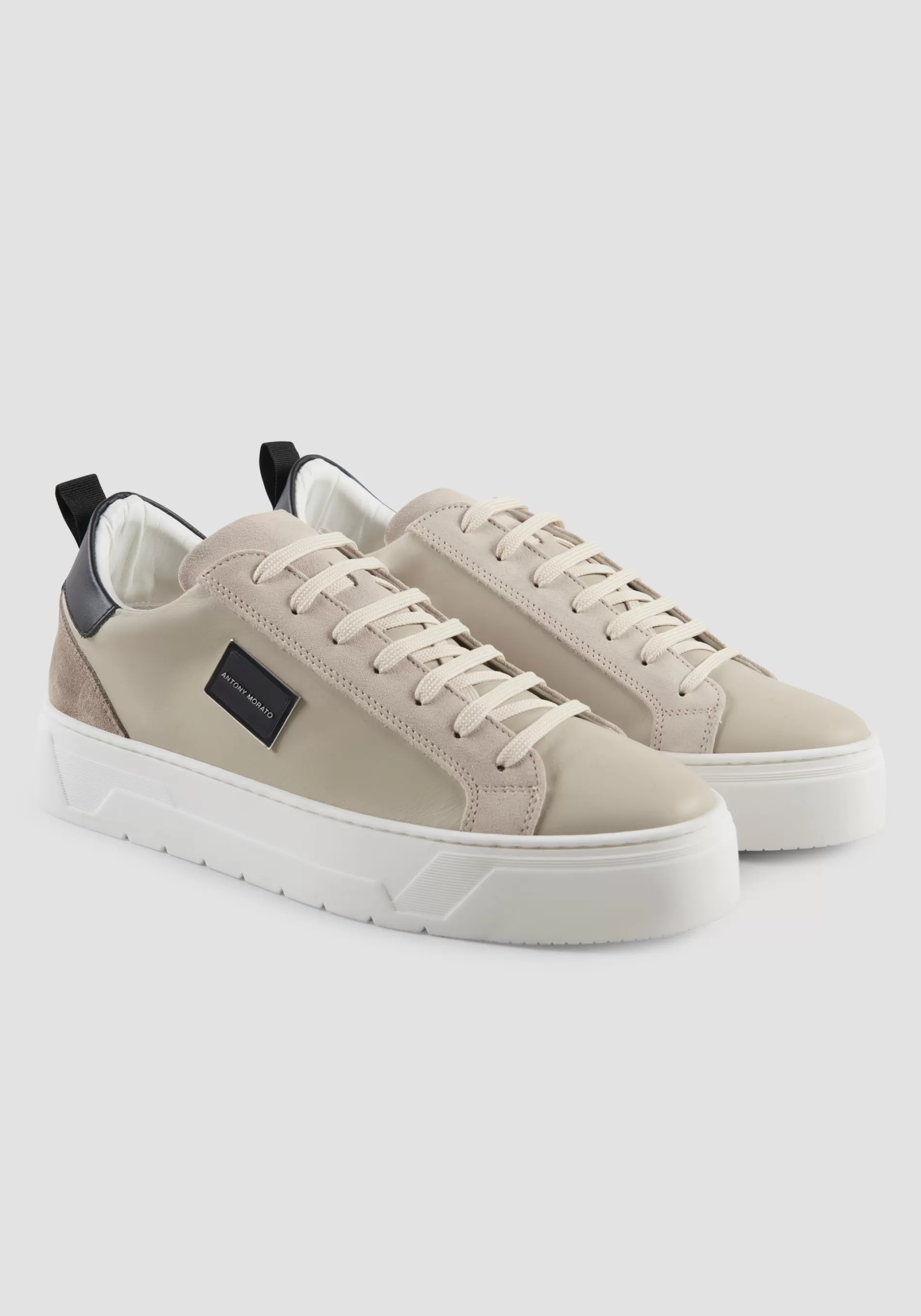 Best Sale METAL BOLD MIX LEATHER SNEAKER Sneakers