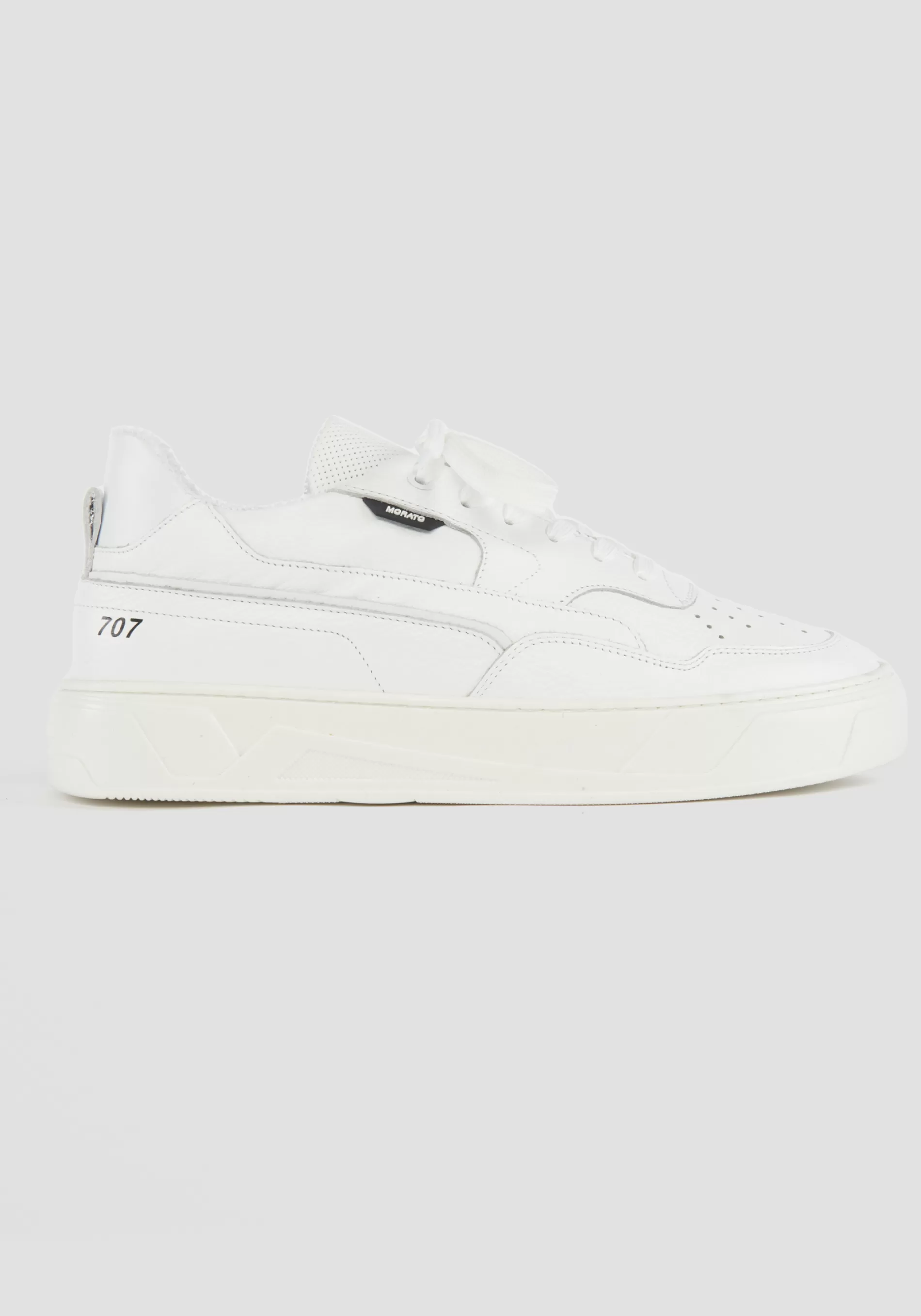 Clearance "707" LOW-TOP LEATHER SNEAKERS Sneakers