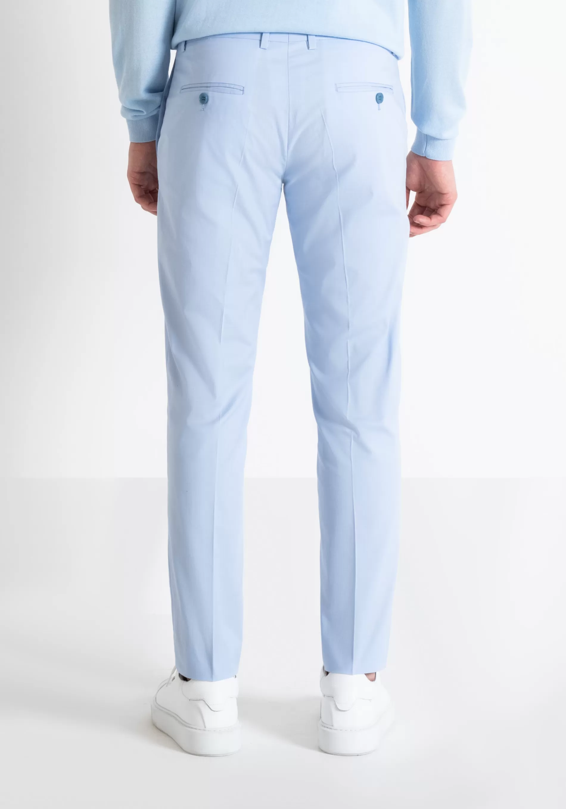 Discount "BONNIE" SLIM FIT TROUSERS IN MODAL ELASTIC COTTON Trousers