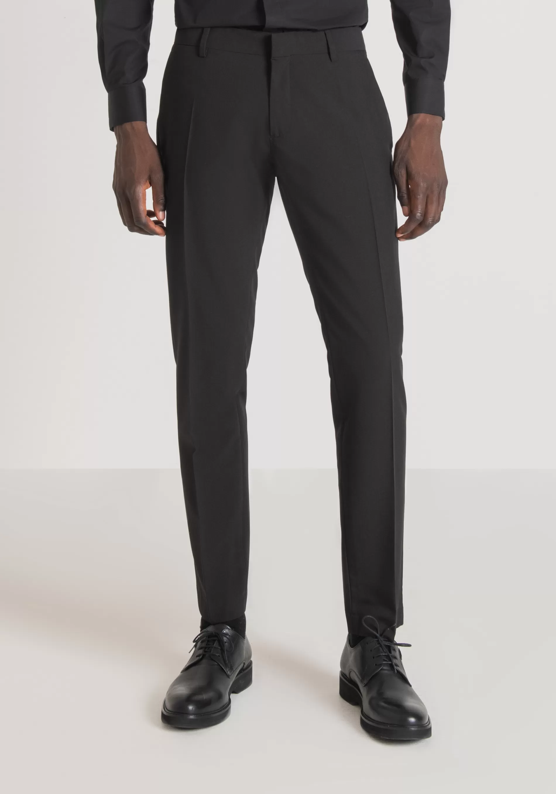 Clearance "BONNIE" SLIM FIT TROUSERS IN STRETCH VISCOSE BLEND Trousers