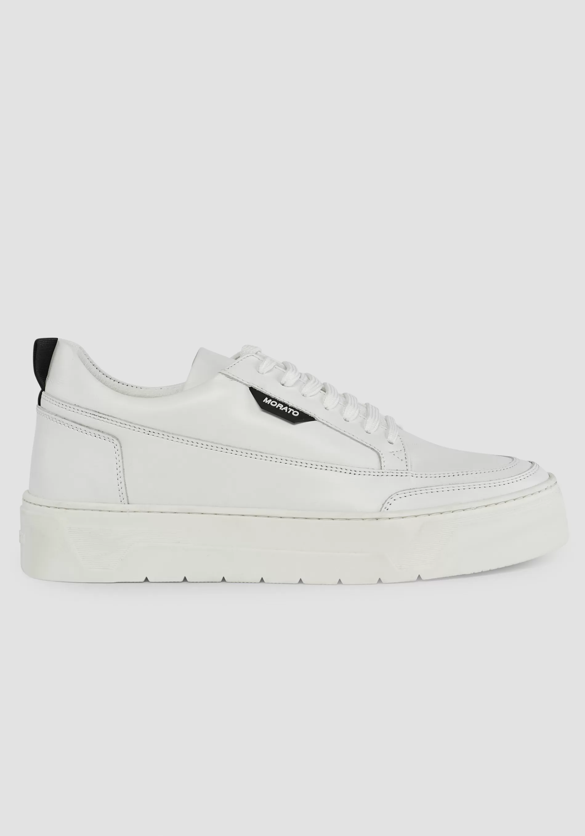 Discount "FLINT" LOW-TOP LEATHER SNEAKERS Sneakers