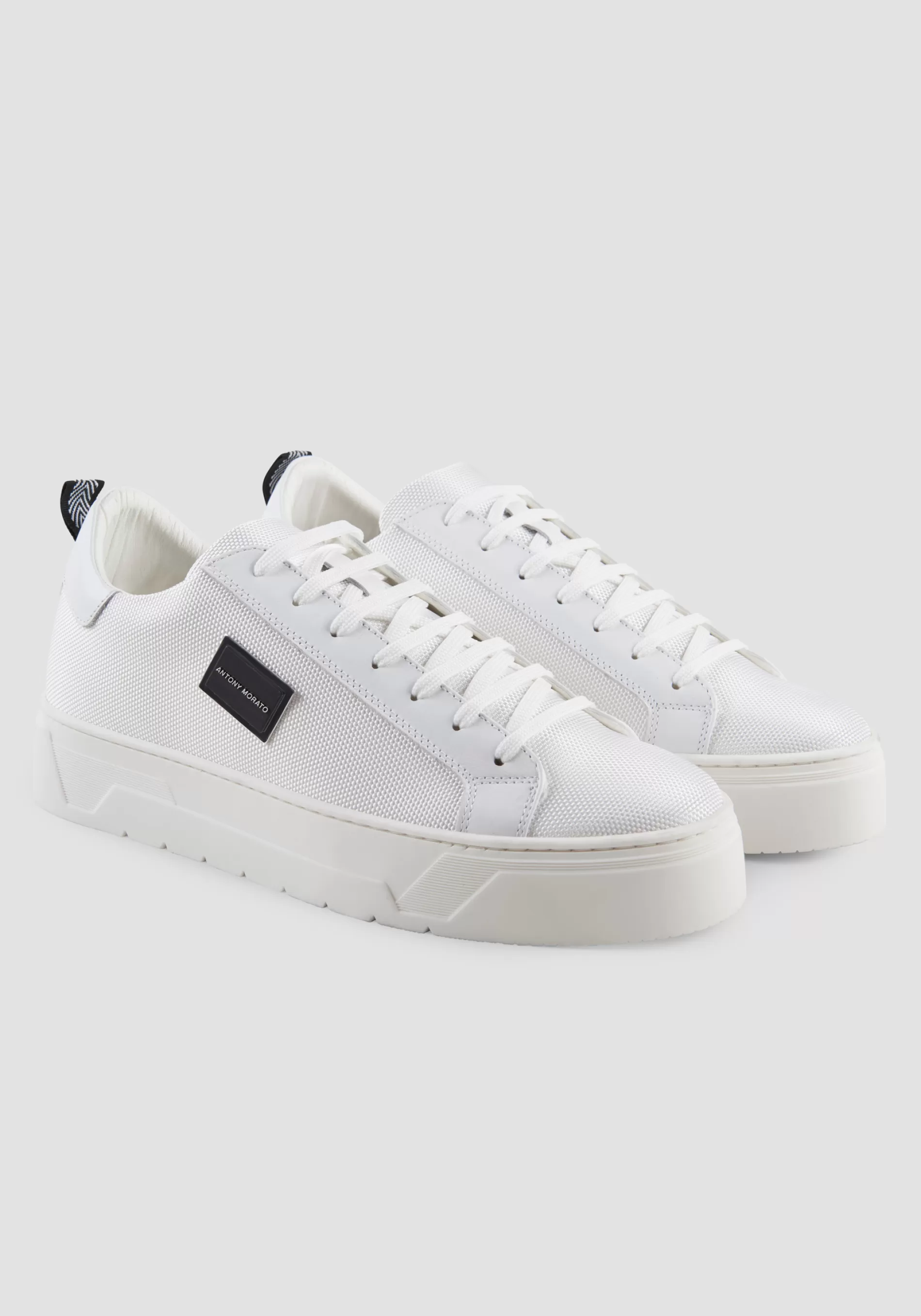 Best Sale "METAL BOLD" LOW-TOP SNEAKERS IN NYLON AND LEATHER Sneakers