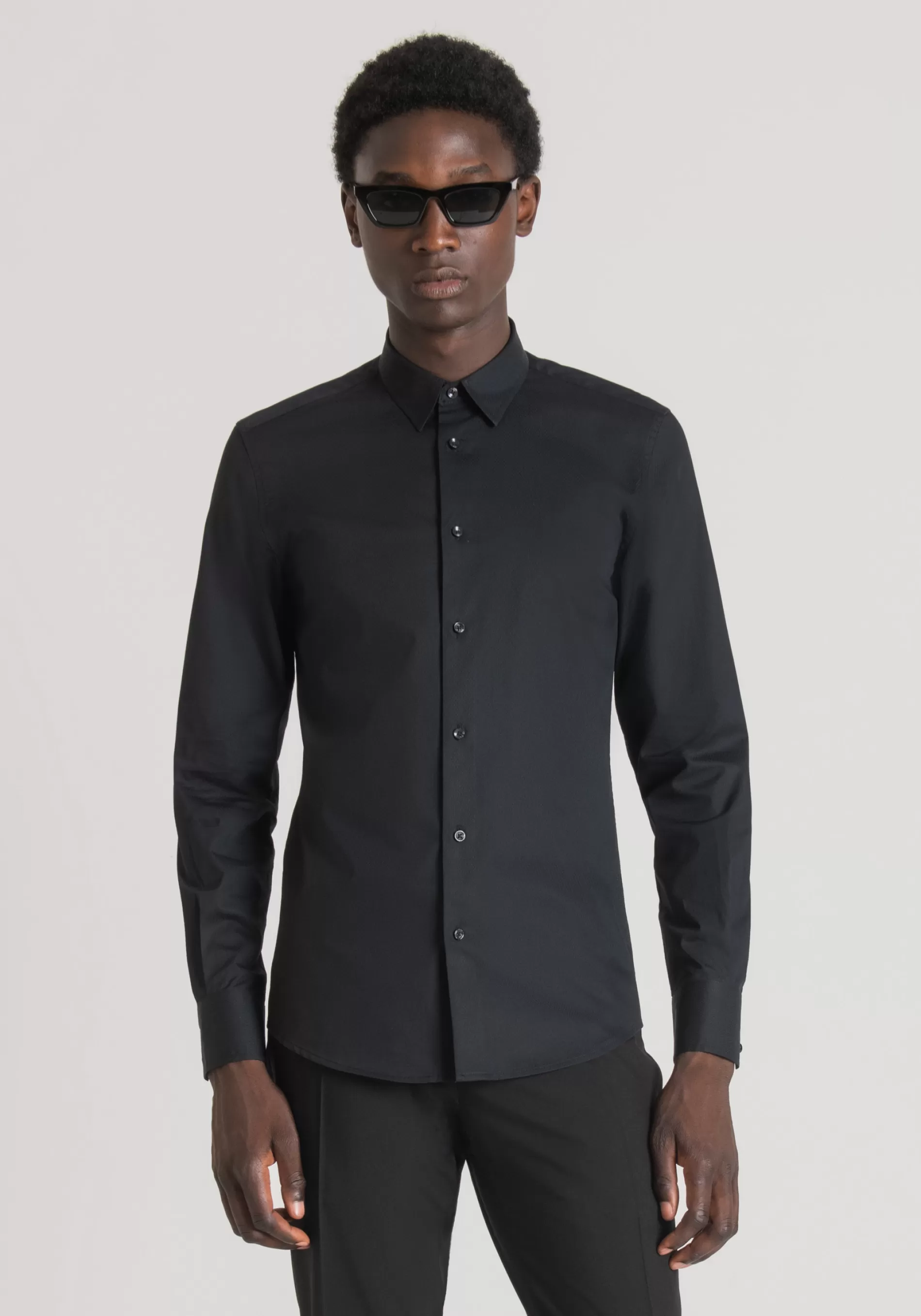 Sale "NAPOLI" SLIM FIT SHIRT IN 100% COTTON Shirts