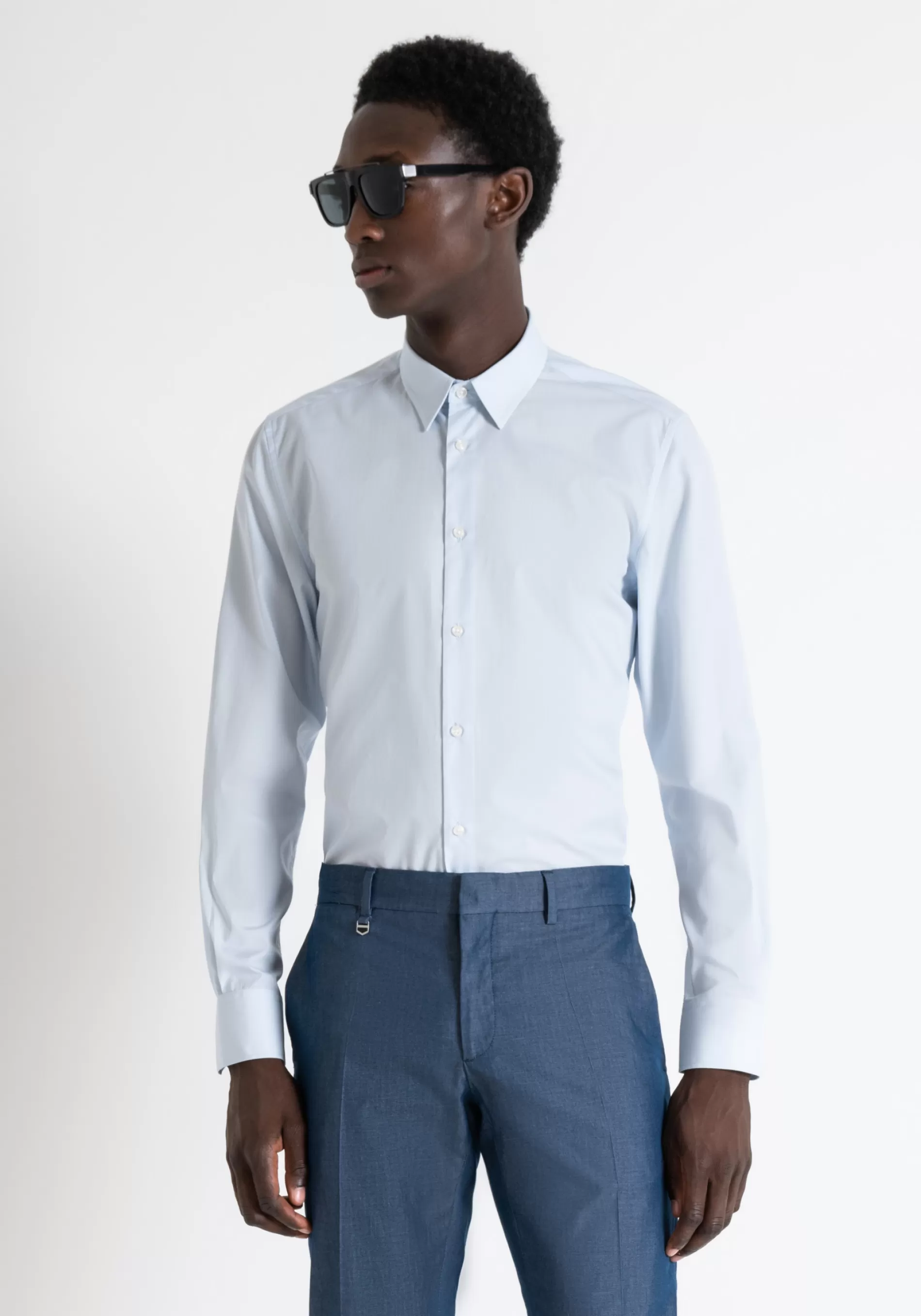 Online "NAPOLI" SLIM FIT SHIRT IN EASY IRON COTTON Shirts