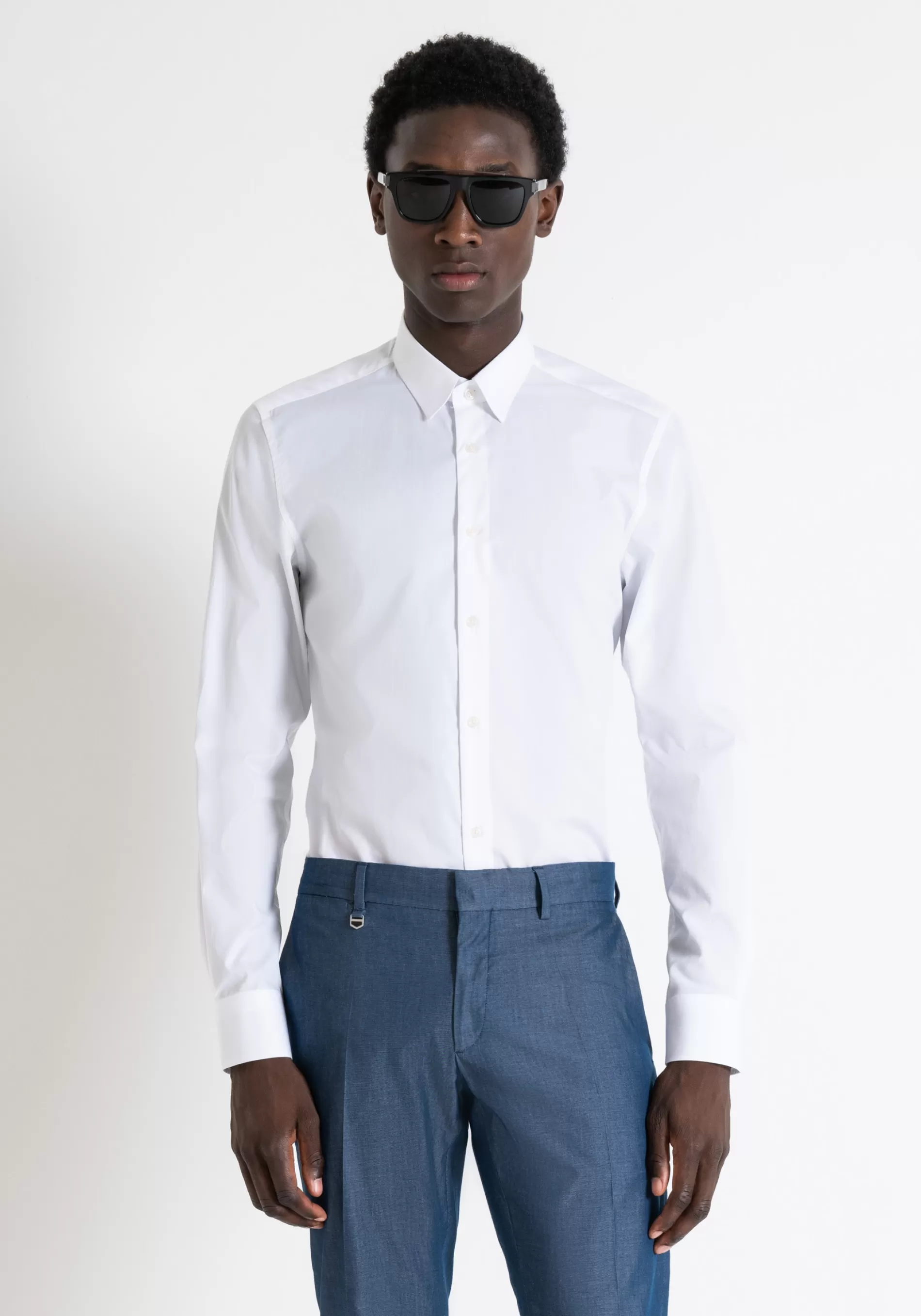 Fashion "NAPOLI" SLIM FIT SHIRT IN EASY IRON COTTON Shirts