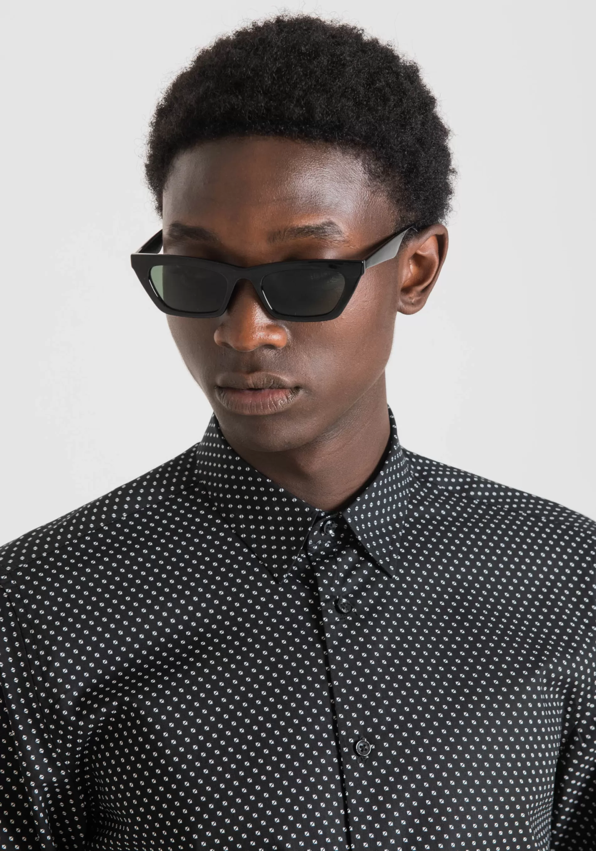 Shop "NAPOLI" SLIM FIT SHIRT IN PURE PRINTED COTTON Shirts