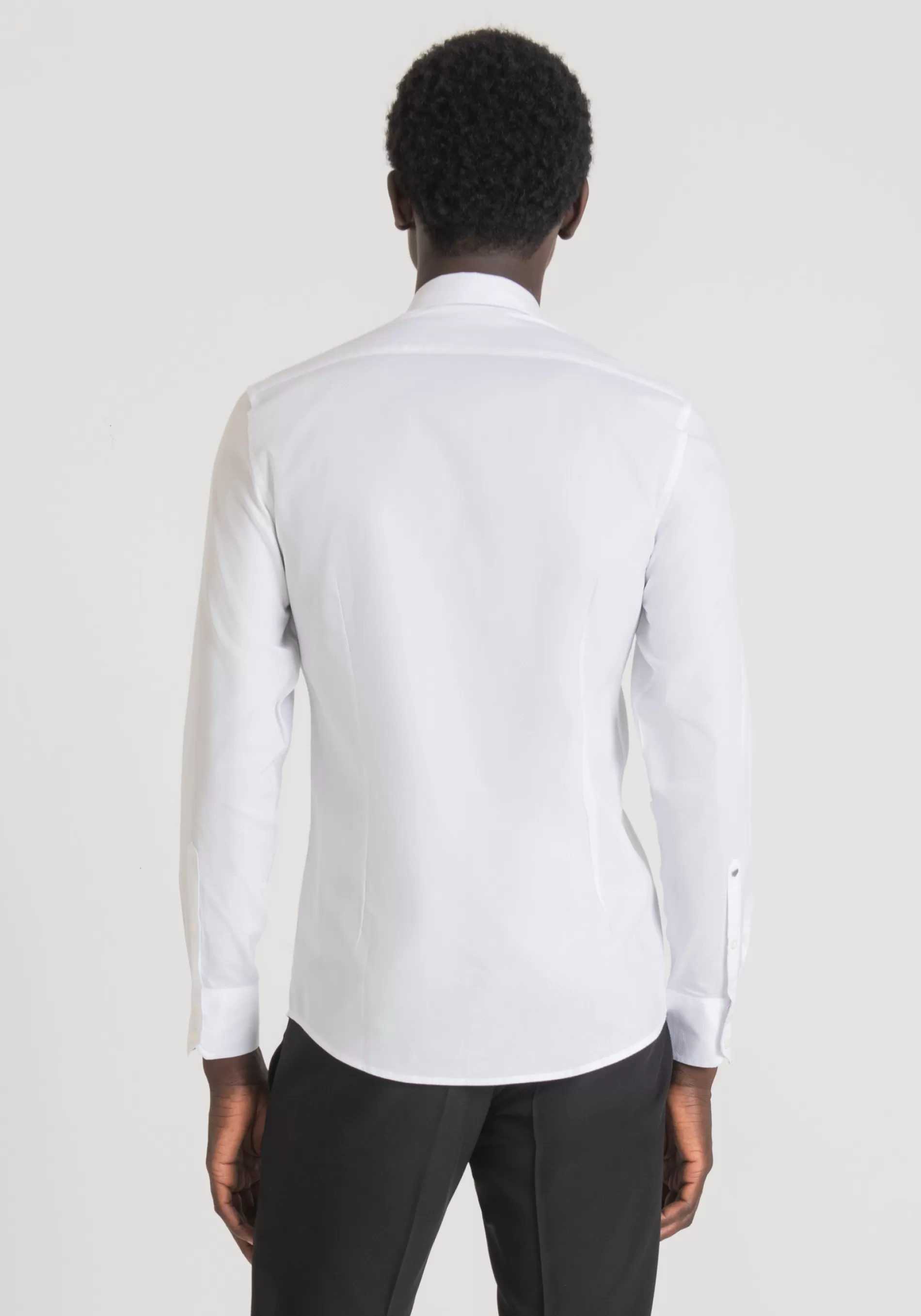 Online "NAPOLI" SOFT-TOUCH COTTON SLIM-FIT SHIRT WITH MICRO-WEAVE Shirts