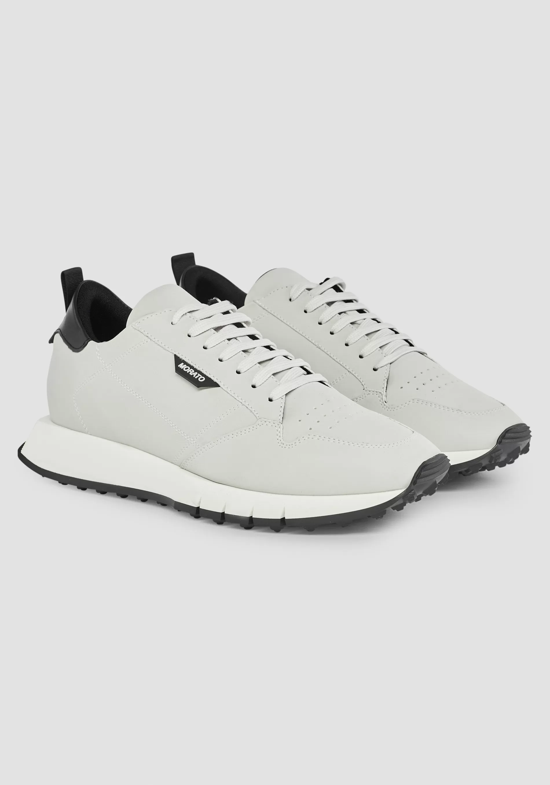 Store "RUN WHEATON" LOW-TOP SNEAKERS IN RECYCLED NUBUCK Sneakers