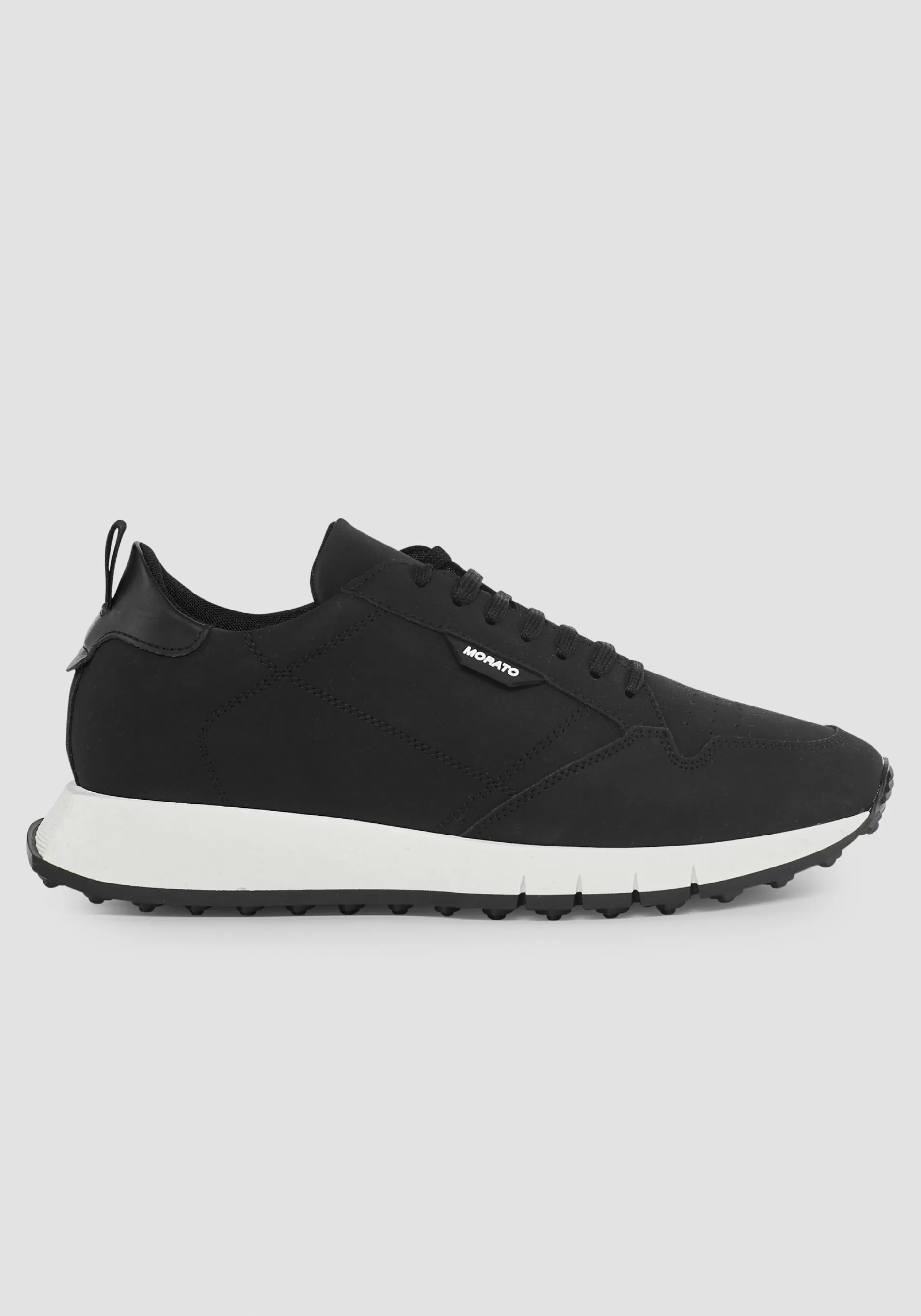 Cheap "RUN WHEATON" LOW-TOP SNEAKERS IN RECYCLED NUBUCK Sneakers