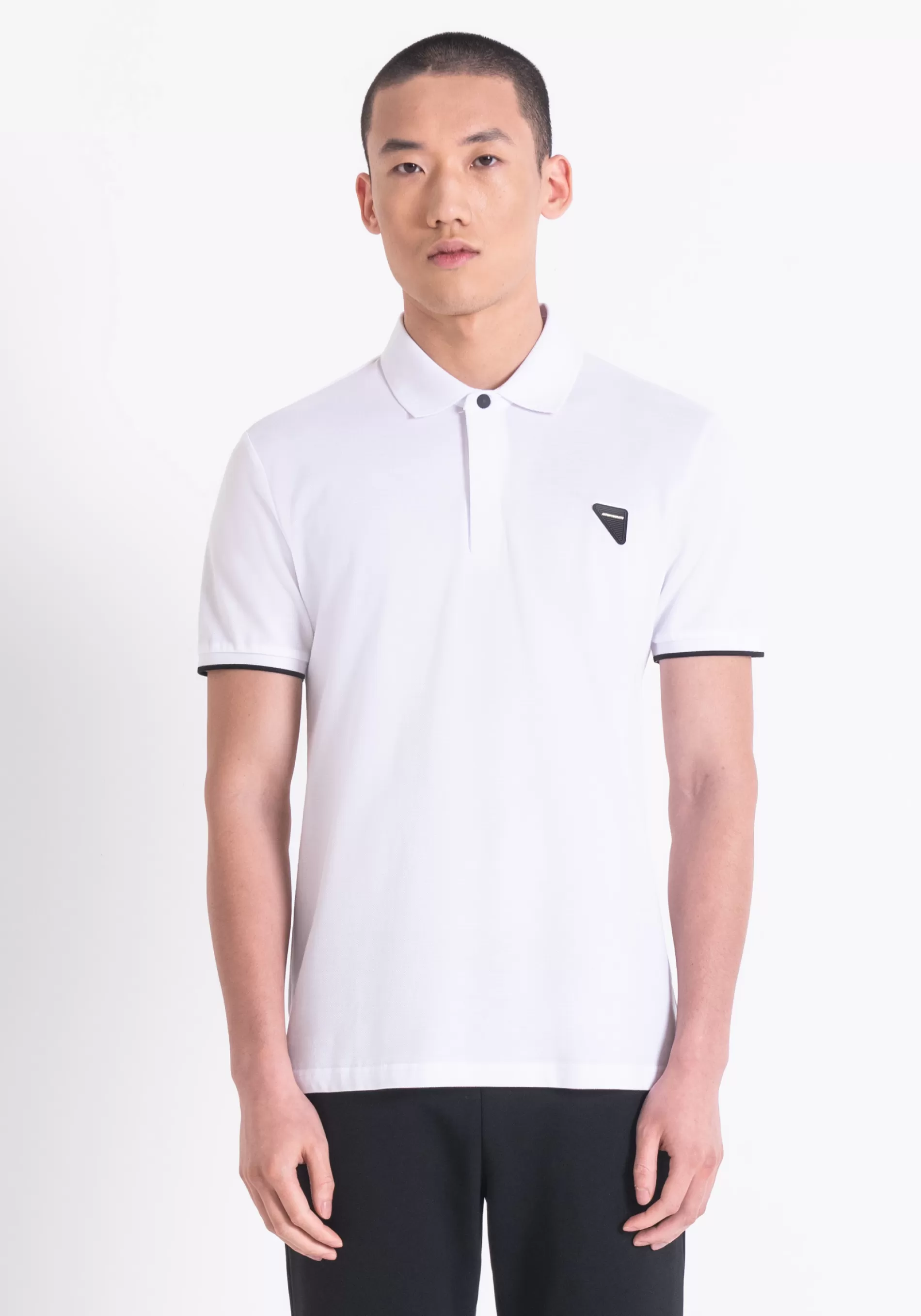 Flash Sale REGULAR FIT MERCERIZED PIQUÉ POLO WITH LOGO PATCH T-shirts and Polo