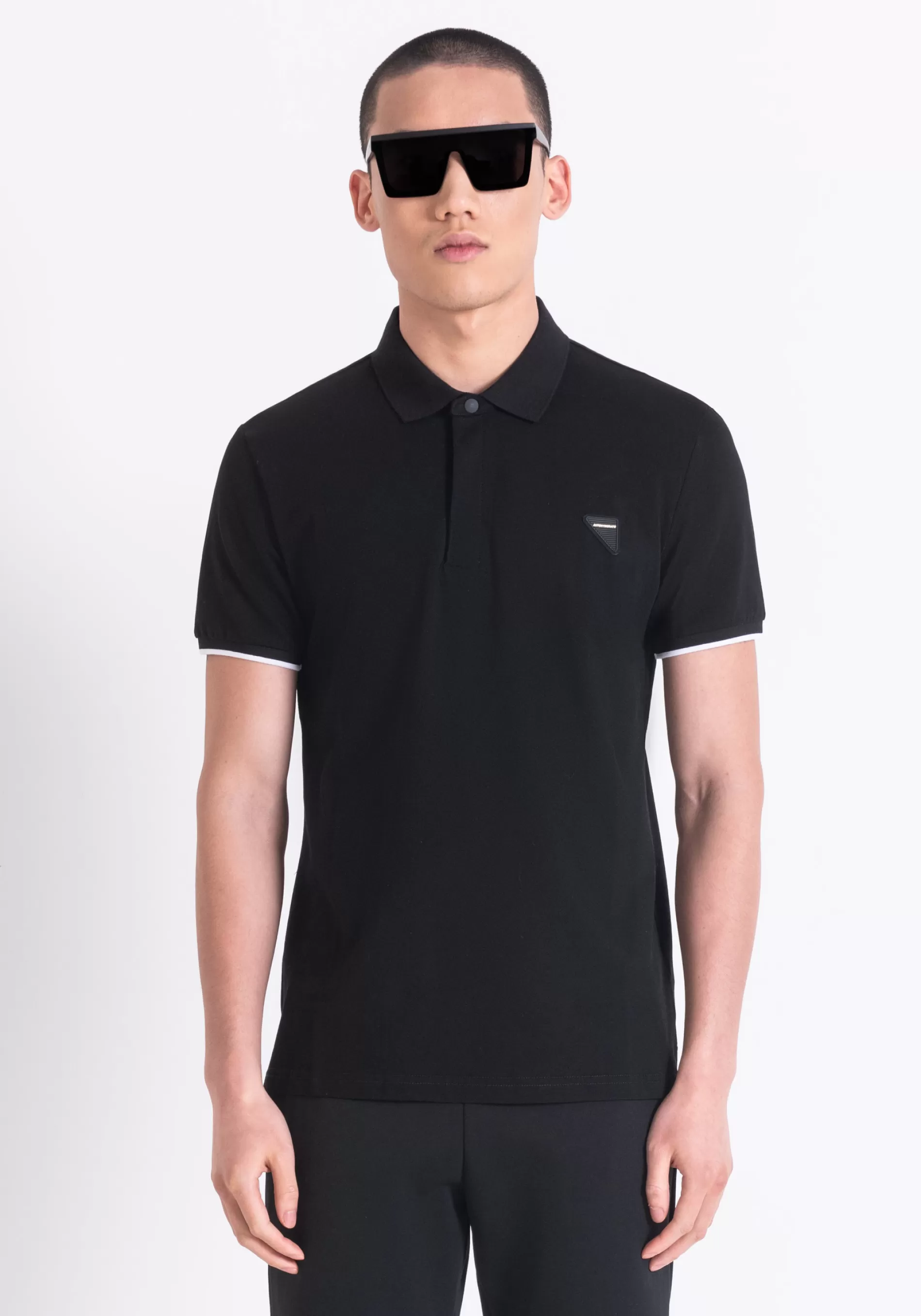 Hot REGULAR FIT MERCERIZED PIQUÉ POLO WITH LOGO PATCH T-shirts and Polo