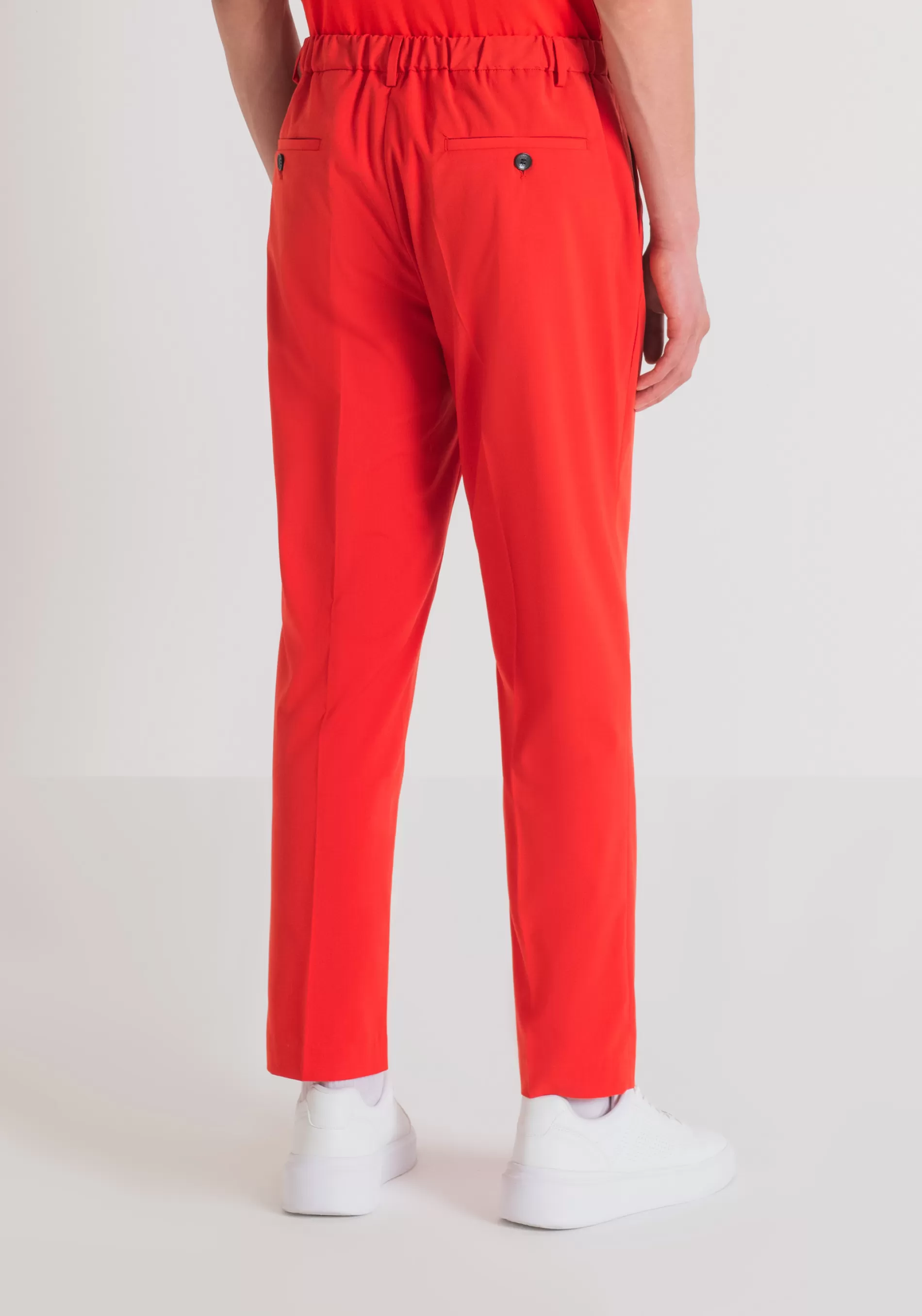 Fashion REGULAR FIT "LUIS" PANTS IN STRETCH VISCOSE BLEND Trousers