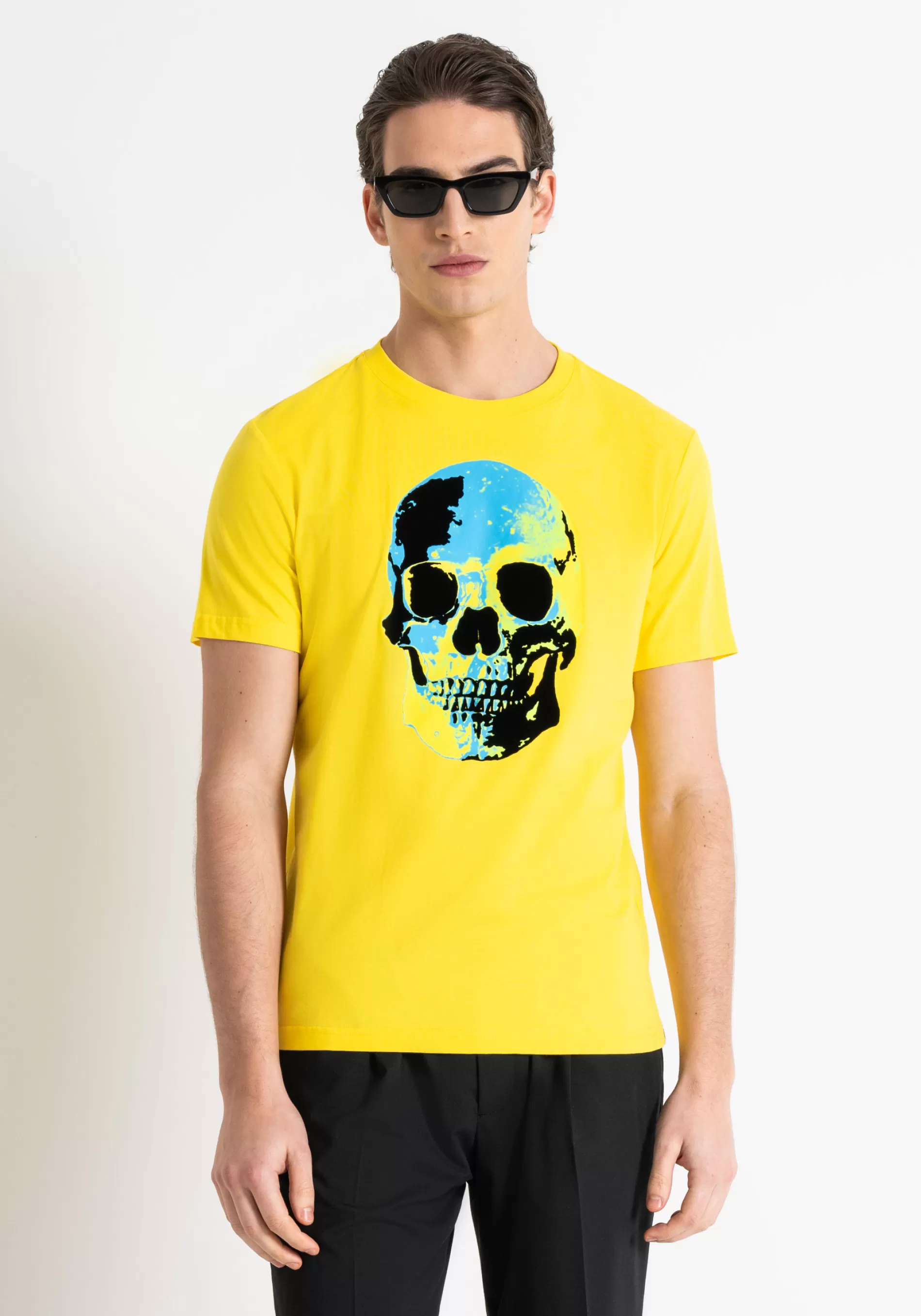 Shop REGULAR FIT T-SHIRT IN PRINTED COTTON T-shirts and Polo