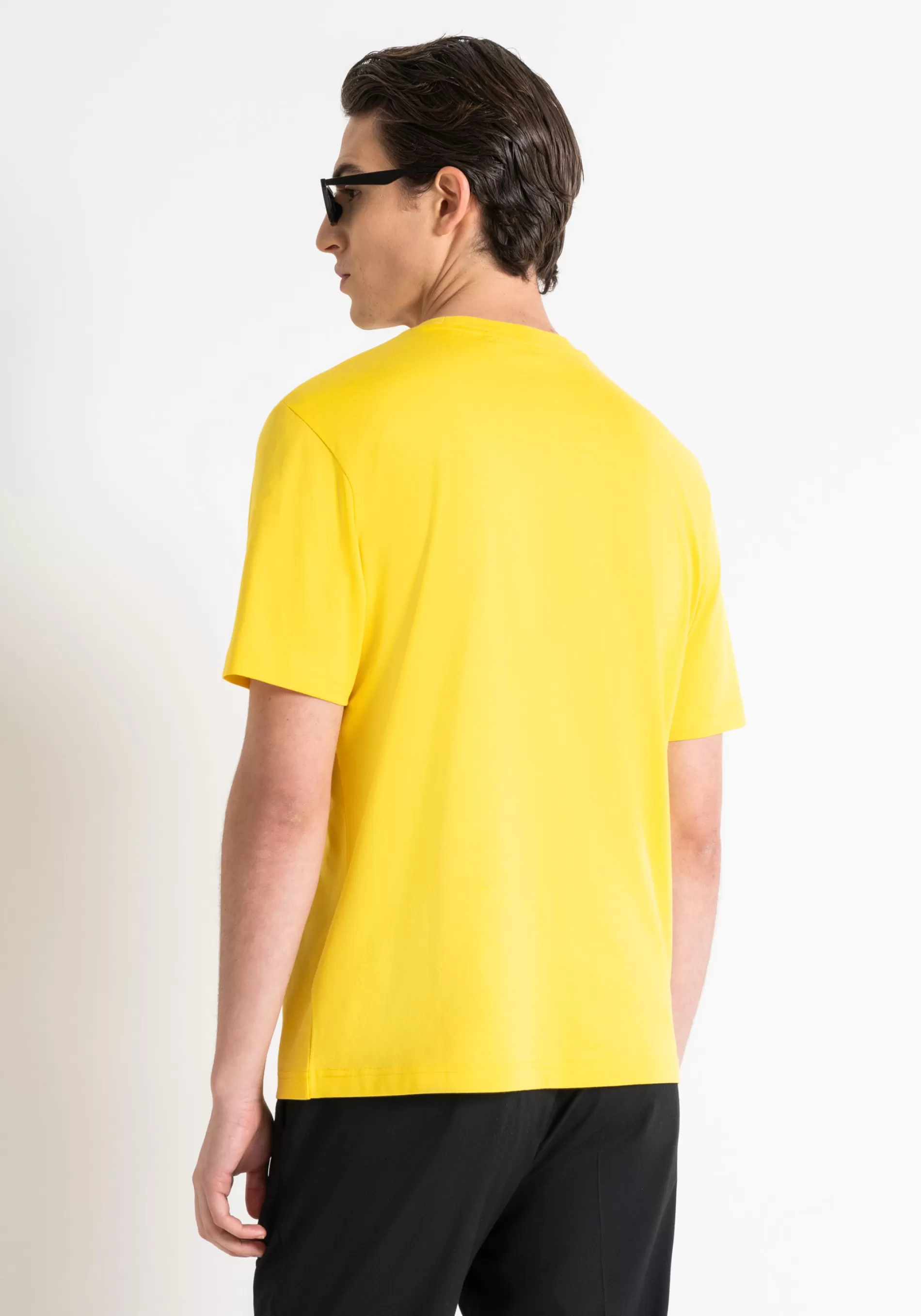 Shop RELAXED FIT COTTON T-SHIRT WITH EMBROIDERED LOGO T-shirts and Polo