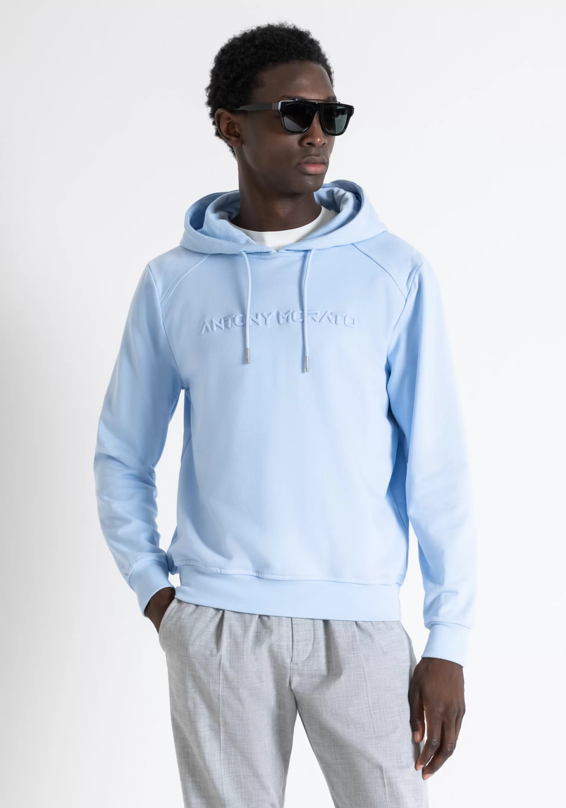 Hot RELAXED FIT SUSTAINABLE COTTON-POLYESTER BLEND SWEATSHIRT WITH EMBROIDERED LOGO Sweatshirts