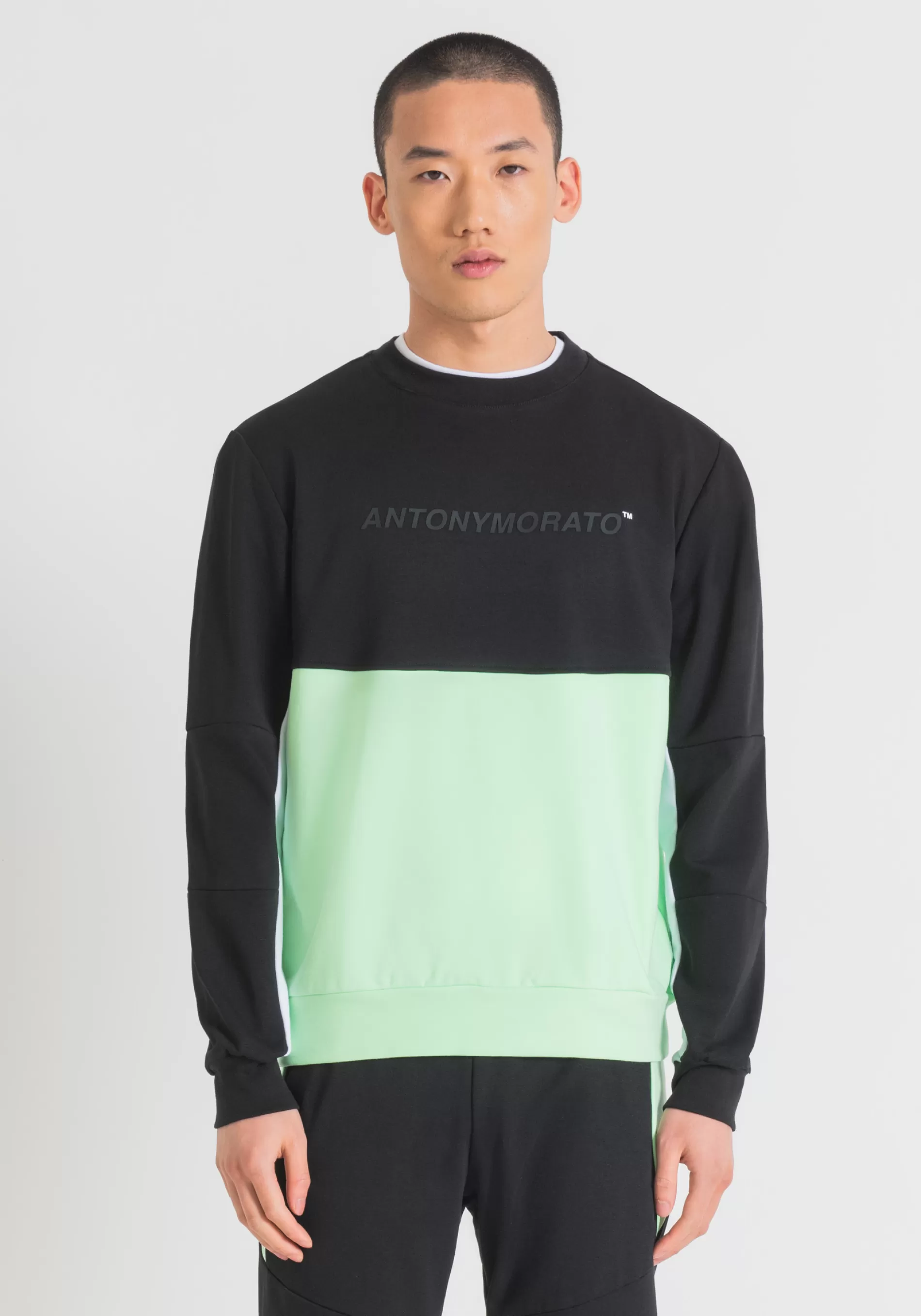 Best RELAXED FIT SWEATSHIRT IN SUSTAINABLE POLYESTER AND COTTON WITH LOGO PRINT Sweatshirts