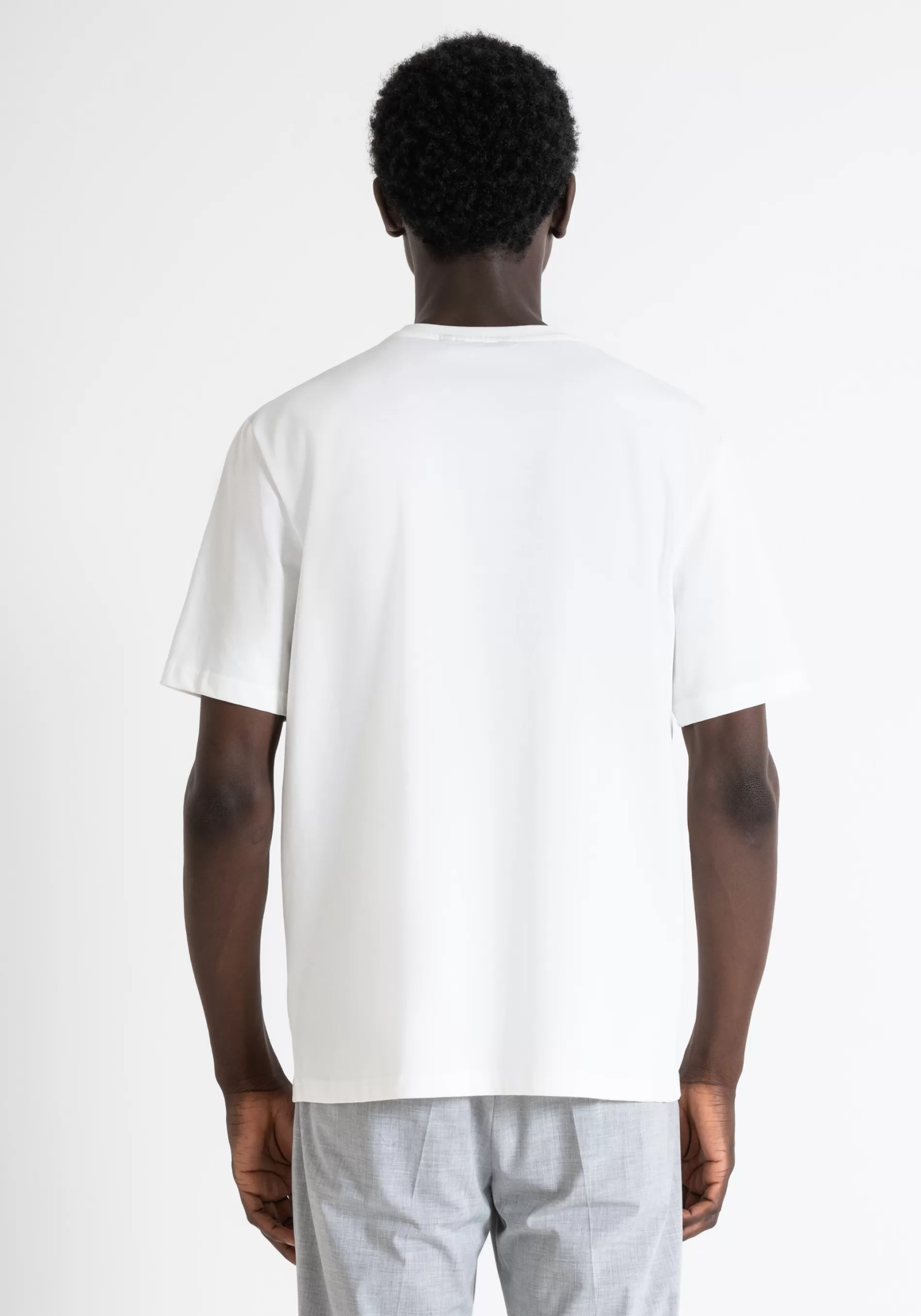 Outlet RELAXED FIT T-SHIRT IN COTTON WITH LOGO PLAQUE T-shirts and Polo