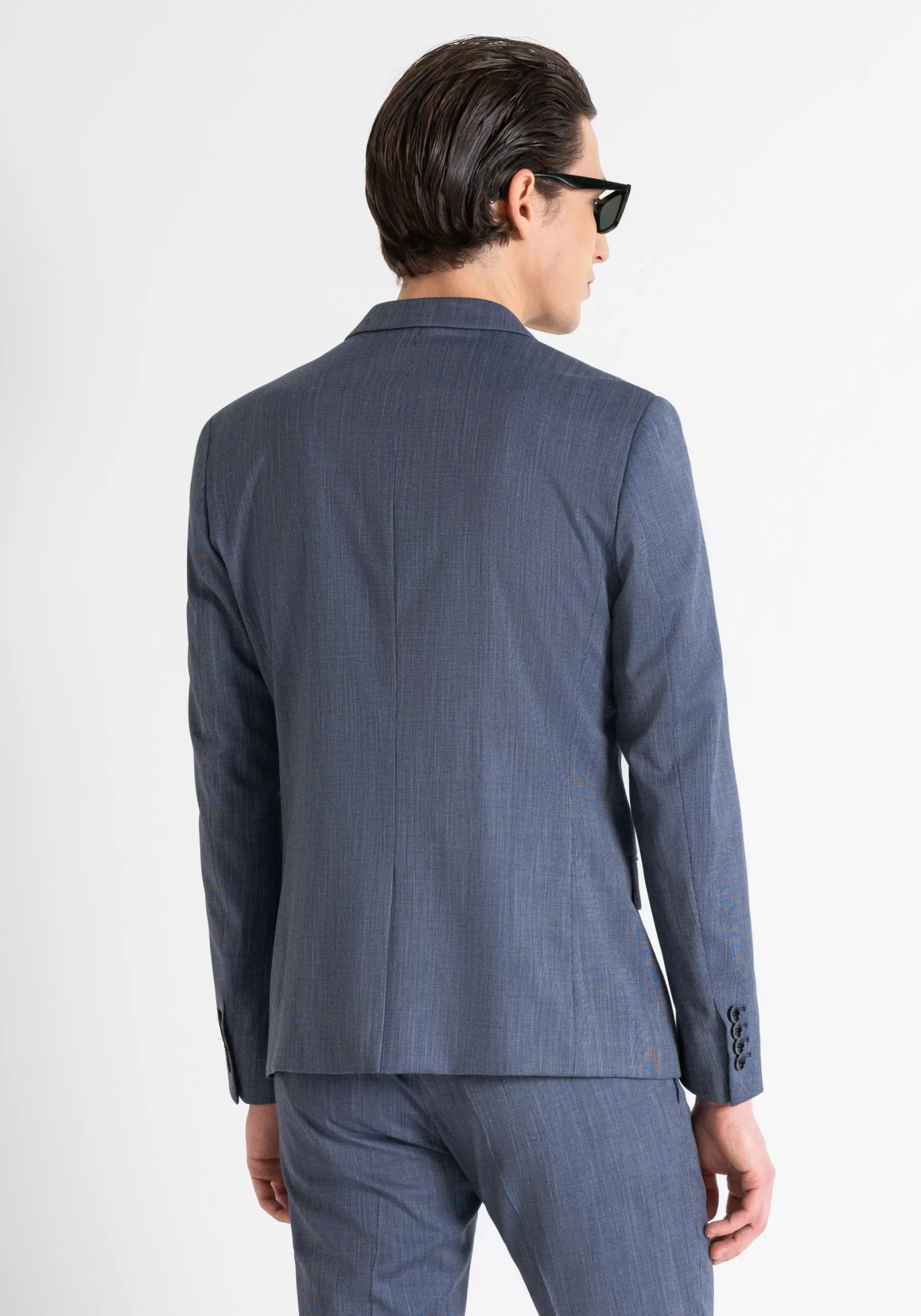 Online SLIM FIT BONNIE JACKET IN STRETCH VISCOSE BLEND WITH MICRO PATTERN Jackets and Gilet