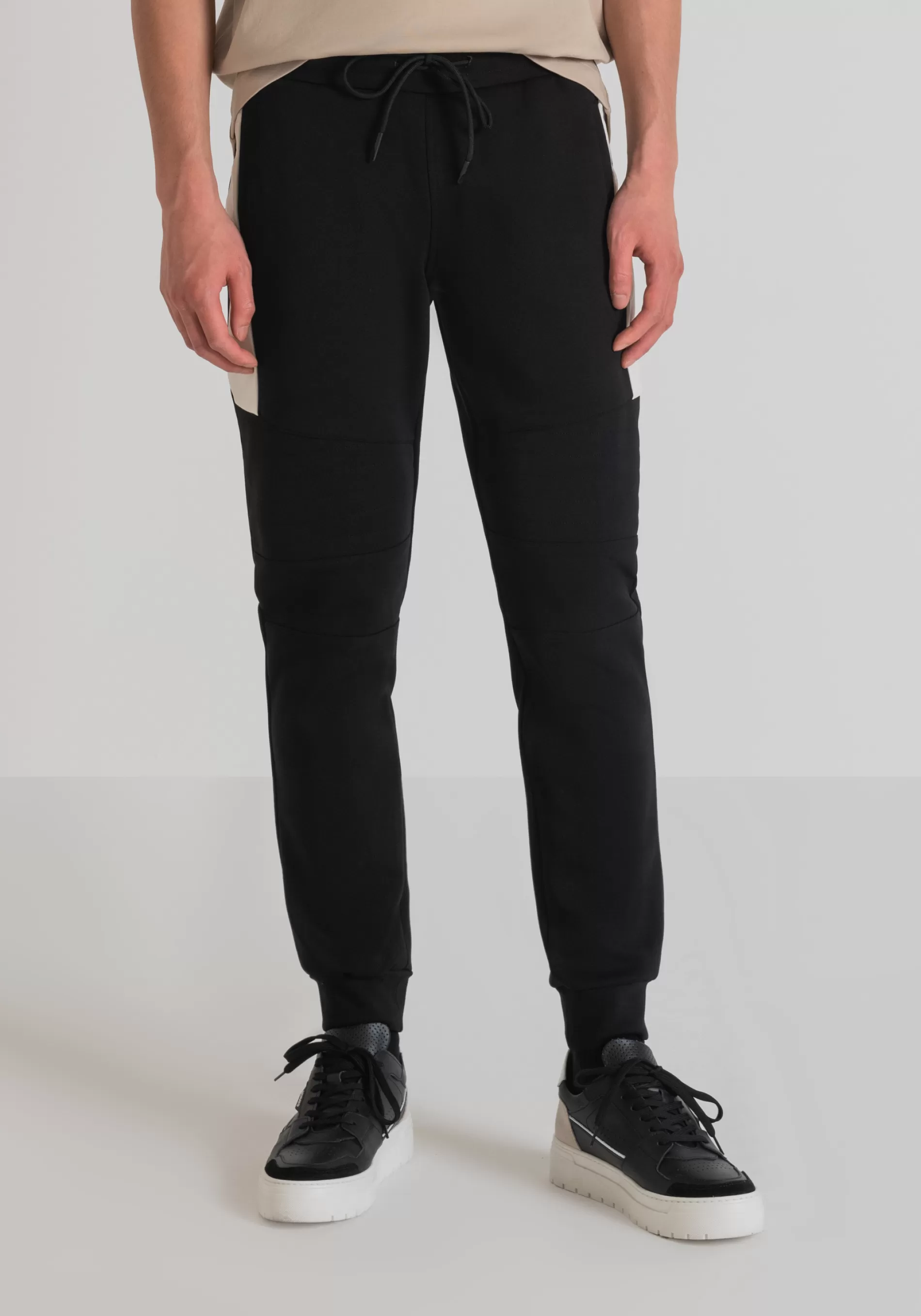 Cheap SLIM FIT COTTON BLEND SWEATPANTS Trousers