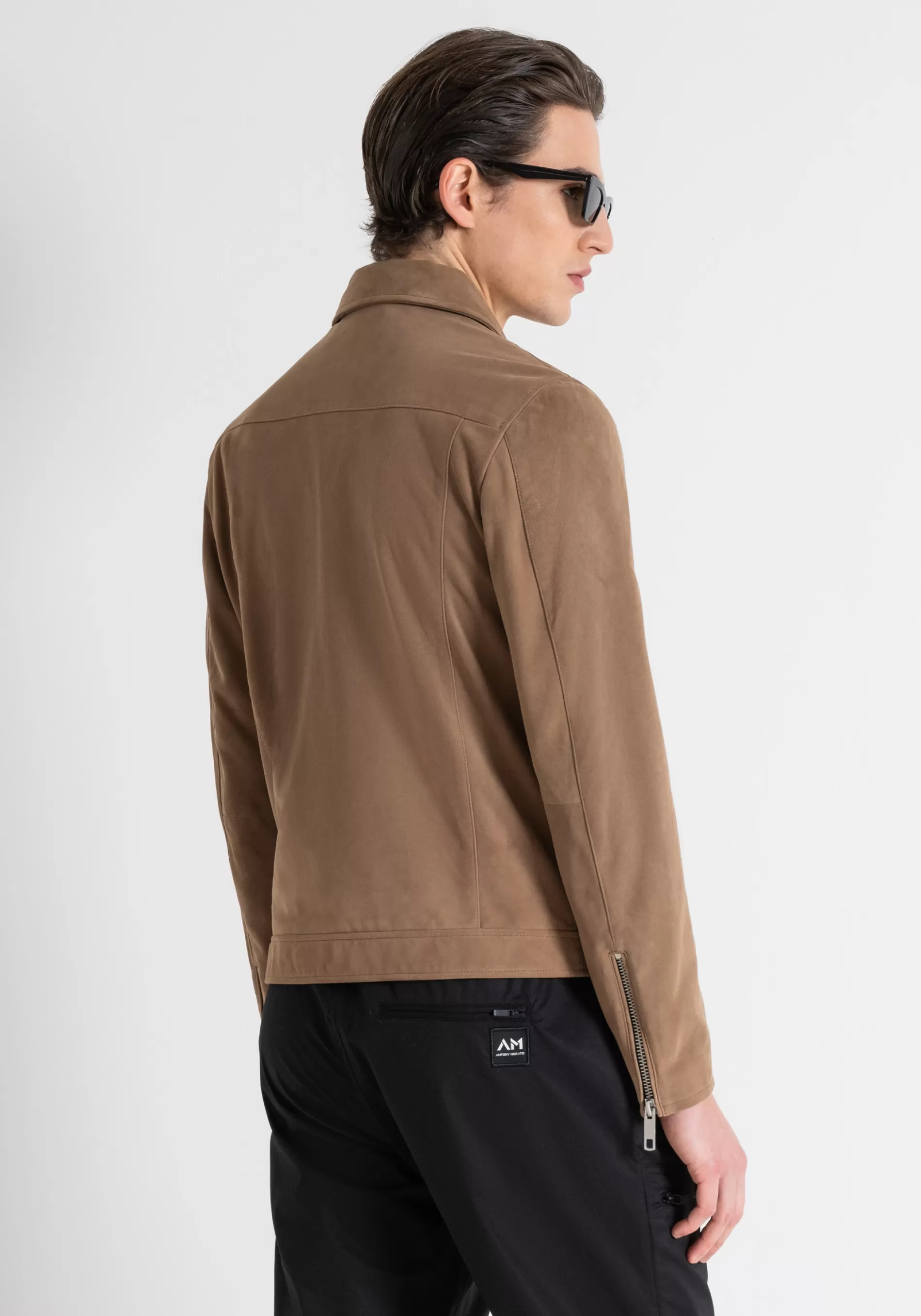 Clearance SLIM FIT SUEDE LEATHER JACKET Field Jackets and Coats | Leather Coats