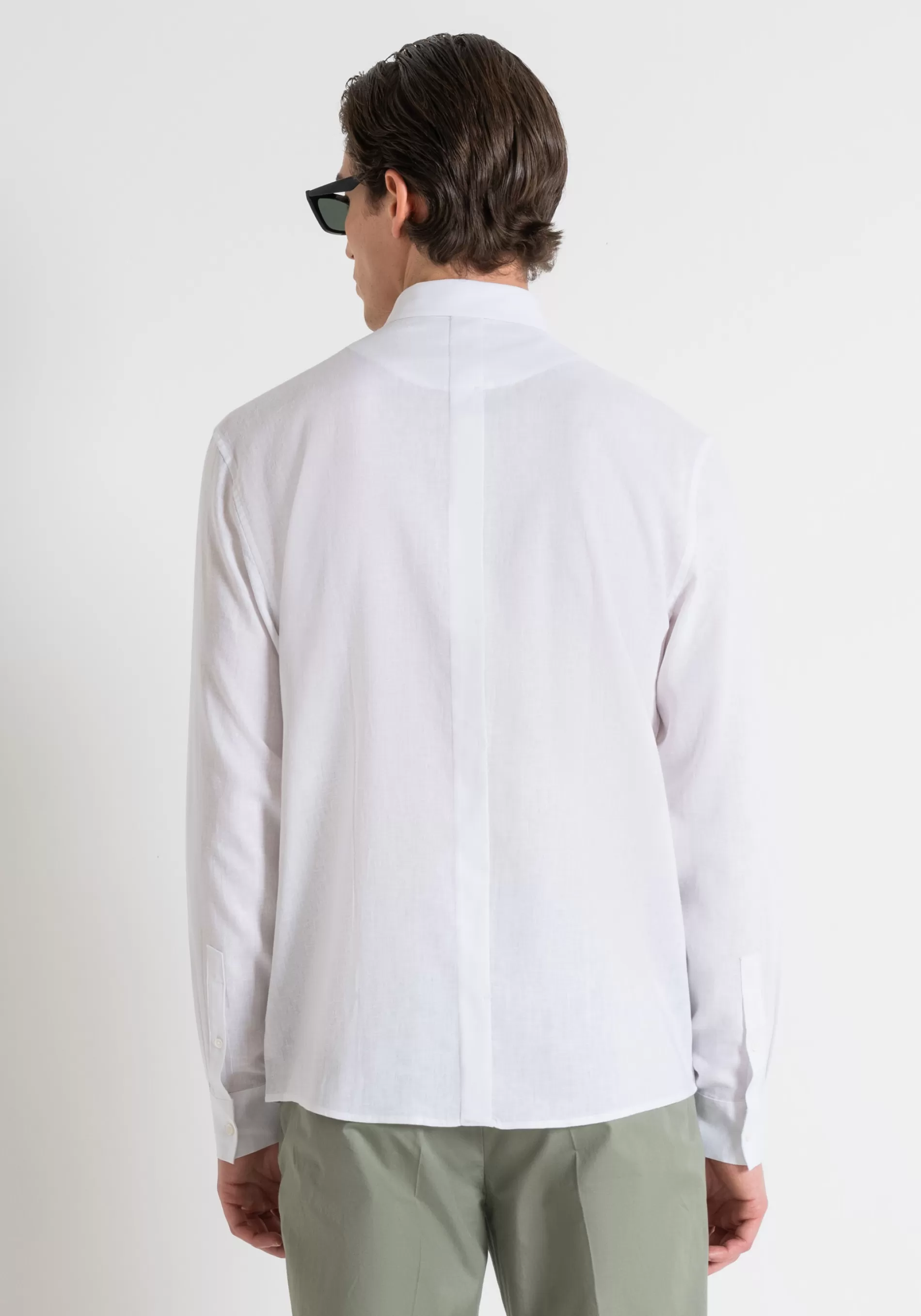 Clearance SMYRNA REGULAR FIT SHIRT IN LINEN VISCOSE WITH SOFT HAND Shirts